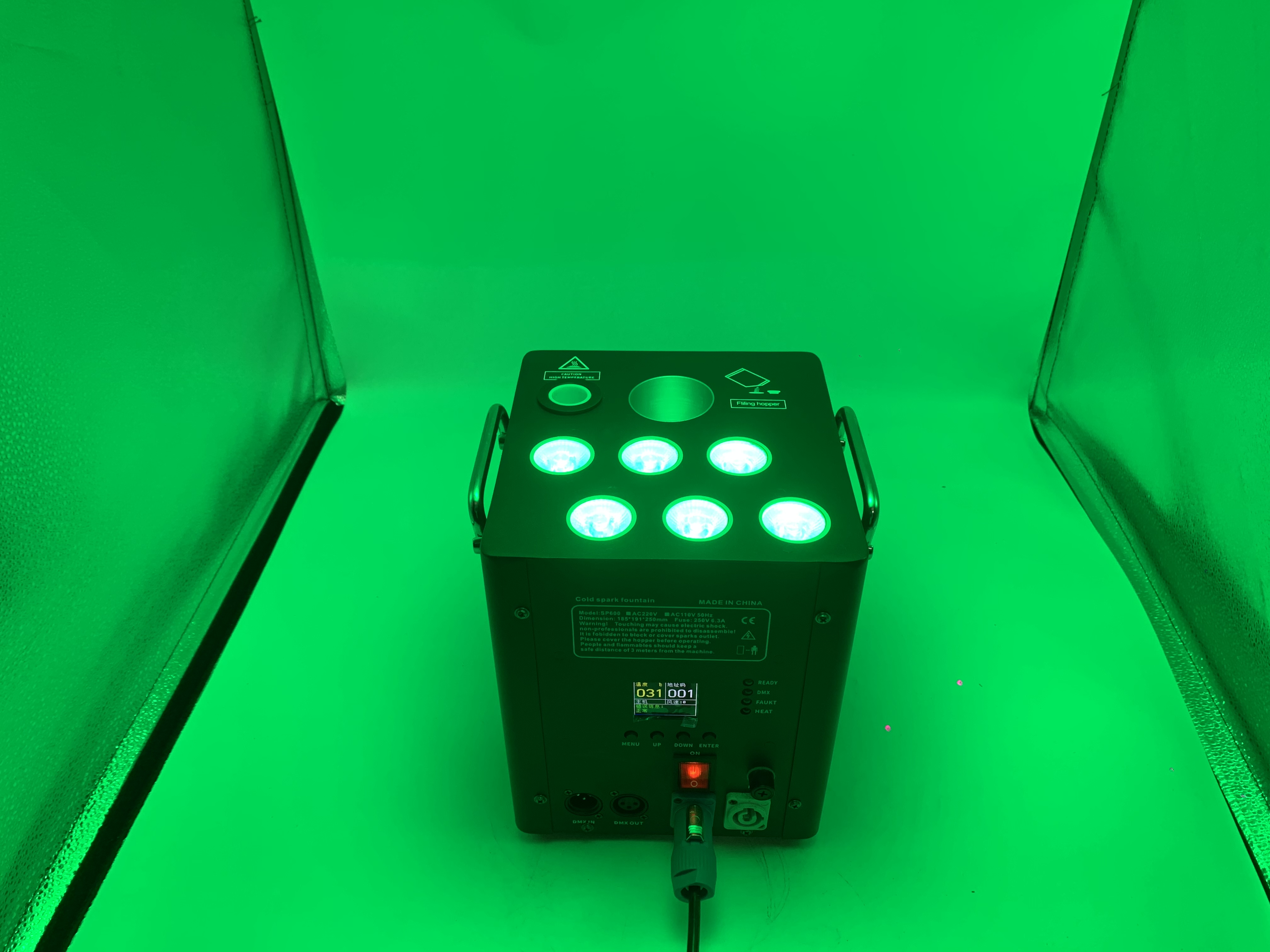 600W LED Cold Spark Machine wi - Lighting Wedding Outdoor recension och pris