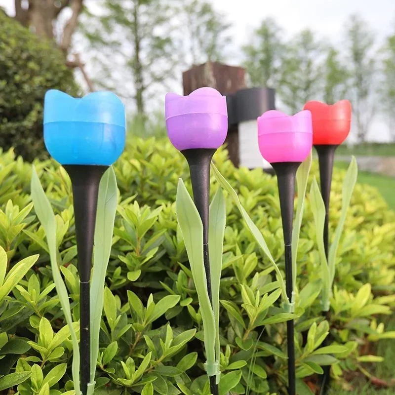 1Pcs Garden Tulip Flower Shape - Outdoor Lighting Youtube recension och pris