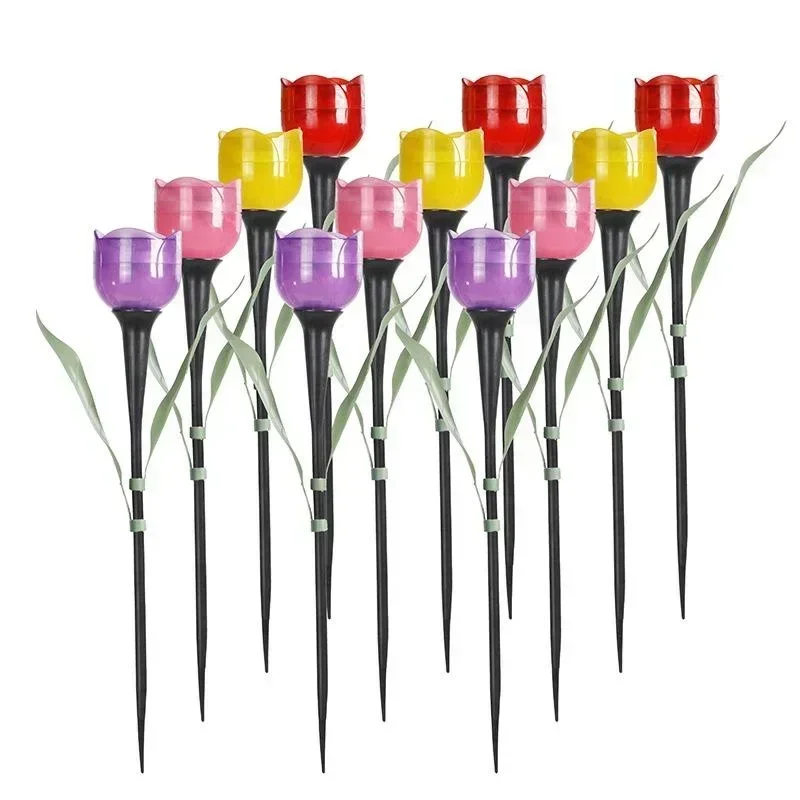 1Pcs Garden Tulip Flower Shape - Outdoor Lighting Youtube recension och pris