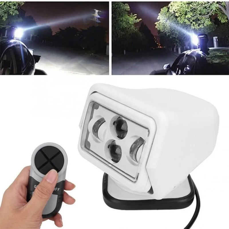 LED Search Light,60W 12V24V Re - Outdoor Lighting Remote Control recension och pris