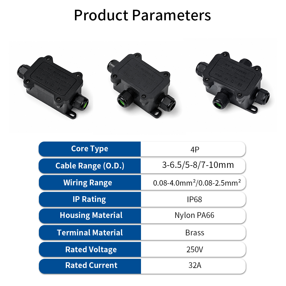 IP68 Waterproof Junction Box 2 - Outdoor Lighting Pole recension och pris
