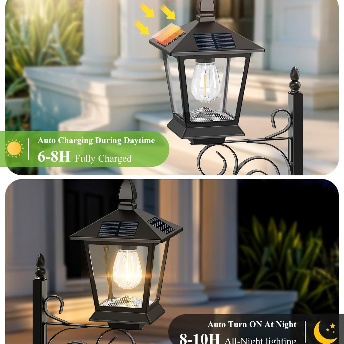 Solar Powered 2-in-1 Flower Po - Wall Lighting Outdoor recension och pris