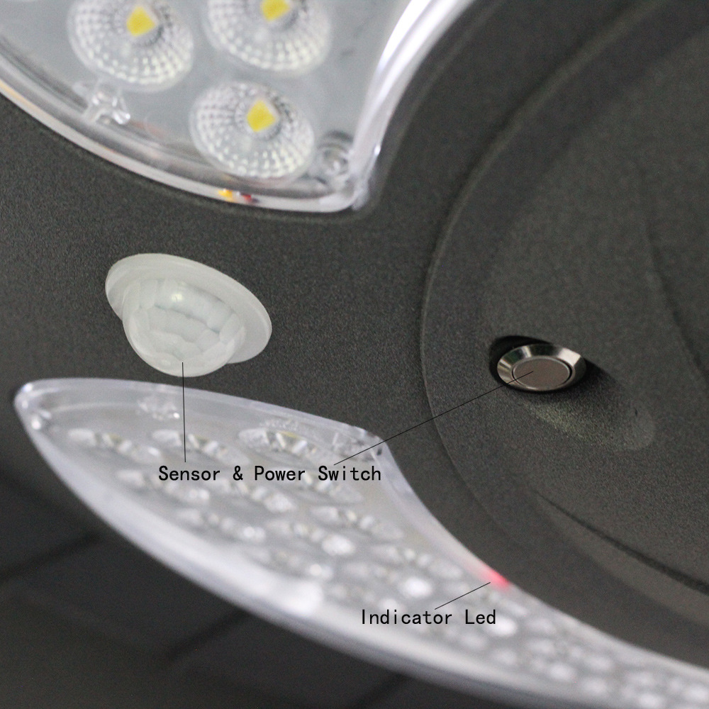 Waterproof IP65 UFO Solar LED  - Outdoor Lighting Pole recension och pris