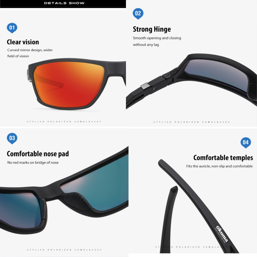 OKUMA New Polarized Outdoor Co - Color Changing Outdoor recension och pris