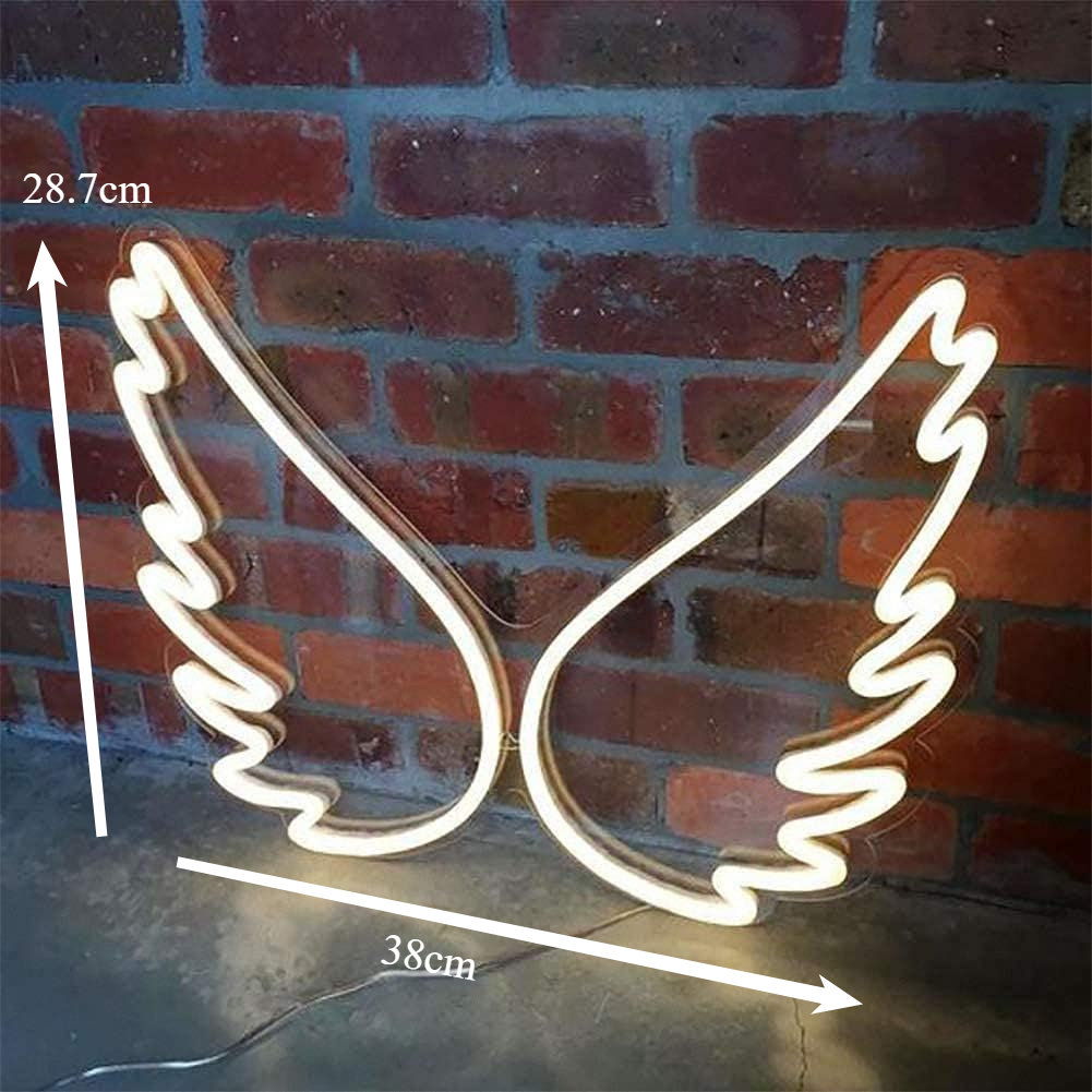 Princess Wing Neon Light Sign  - Outdoor Lighting For Store recension och pris