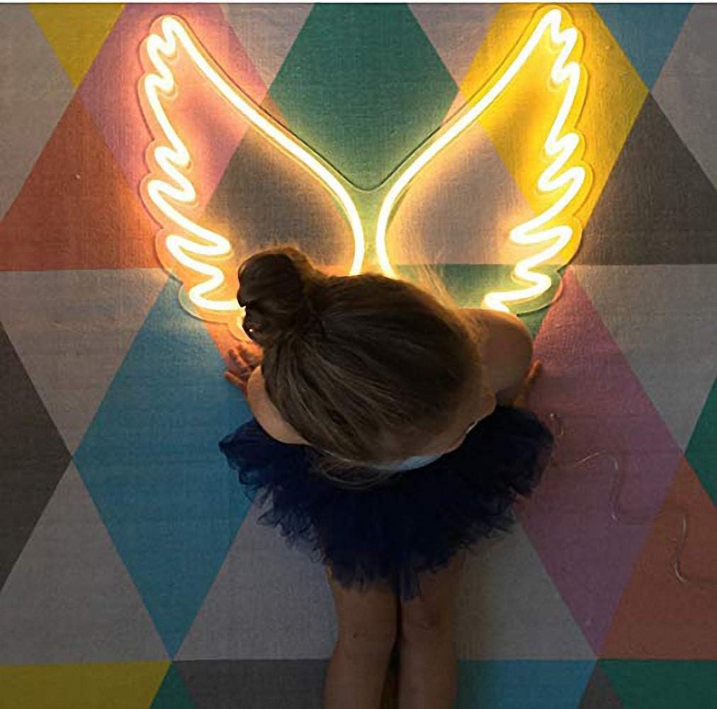 Princess Wing Neon Light Sign  - Outdoor Lighting For Store recension och pris