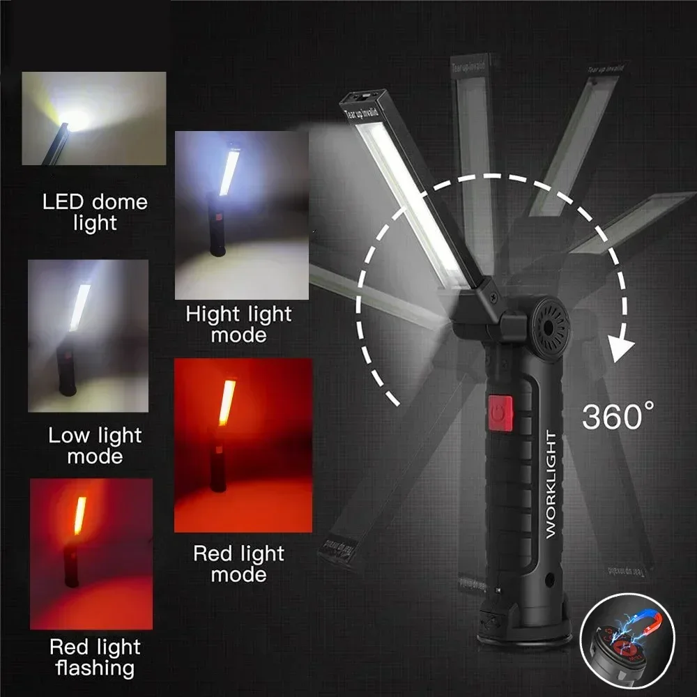 LED COB Flashlight USB Recharg - Outdoor Lighting Lowes recension och pris