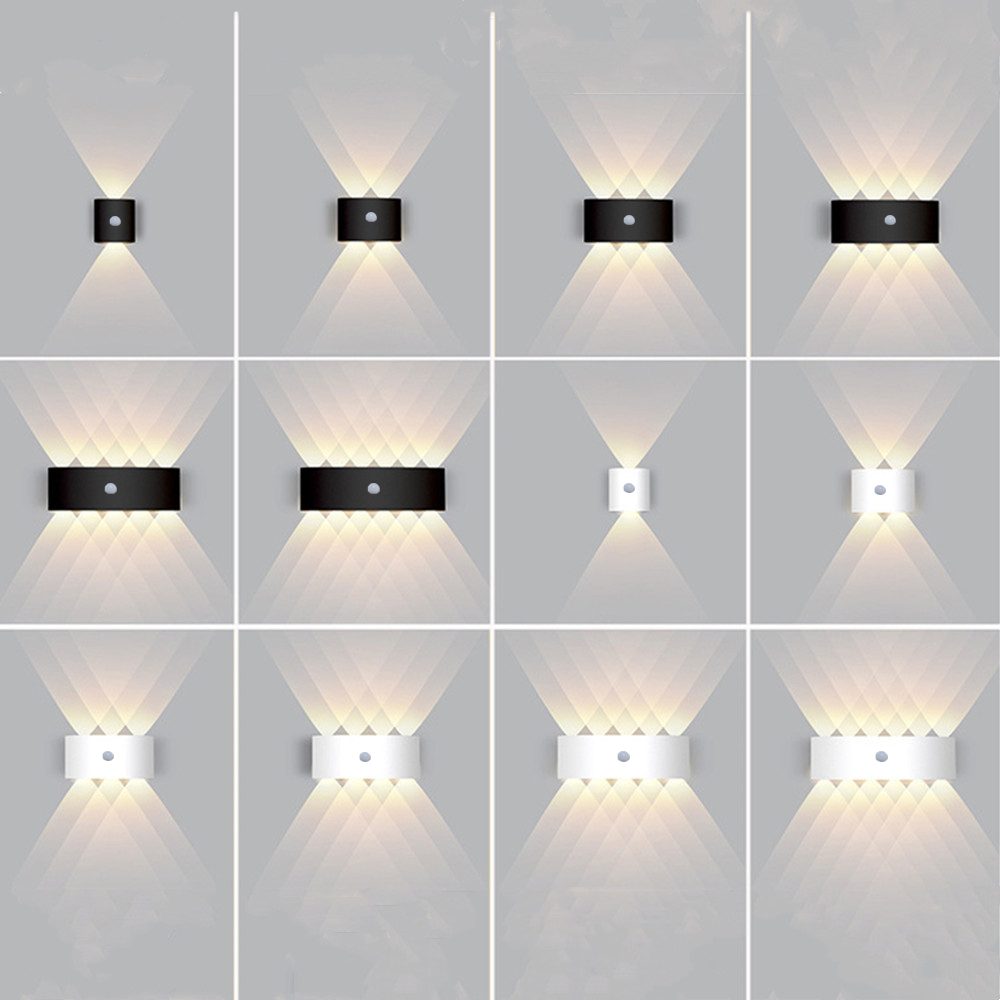 PIR Motion Sensor Wall Lamp AC - Outdoor Lighting Up And Down recension och pris