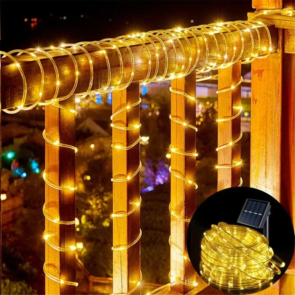 Solar Rope Lights Outdoor Blue - Outdoor Lighting Youtube recension och pris
