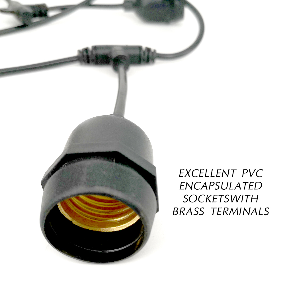 10/20/30m E27 Commercial Grade - Outdoor Lighting No Wiring recension och pris