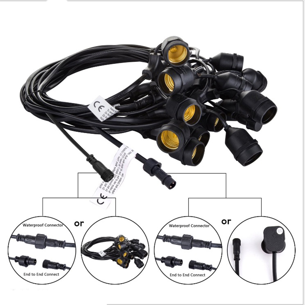 10/20/30m E27 Commercial Grade - Outdoor Lighting No Wiring recension och pris