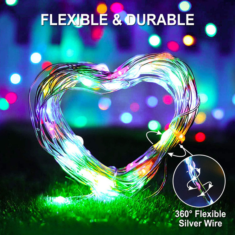 Outdoor LED Solar Fairy String - Outdoor Lighting No Wiring recension och pris