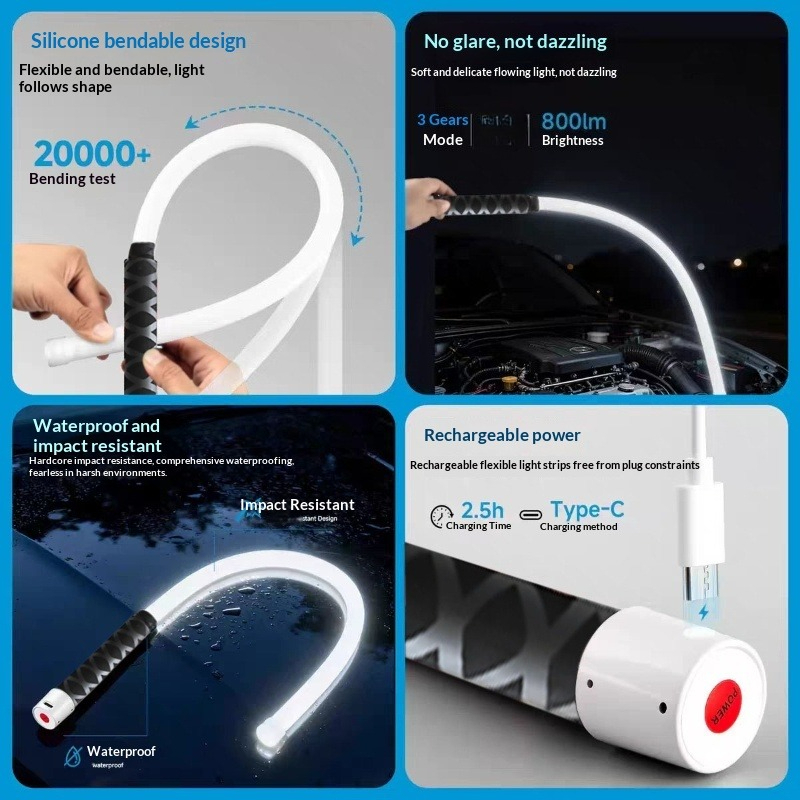 1Pc Flexible Bendable Multi-Fu - Outdoor Lighting Led Strip recension och pris