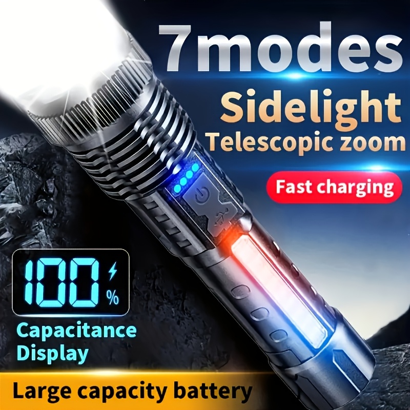 Powerful LED Flashlight Batter - Outdoor Lighting Pole recension och pris