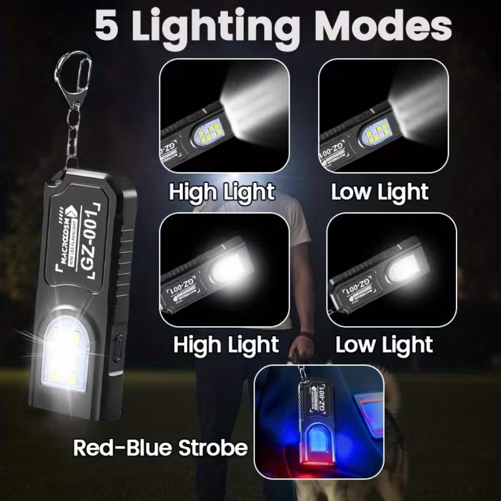 Mini COB LED Keychain Flashlig - Outdoor Lighting Lowes recension och pris